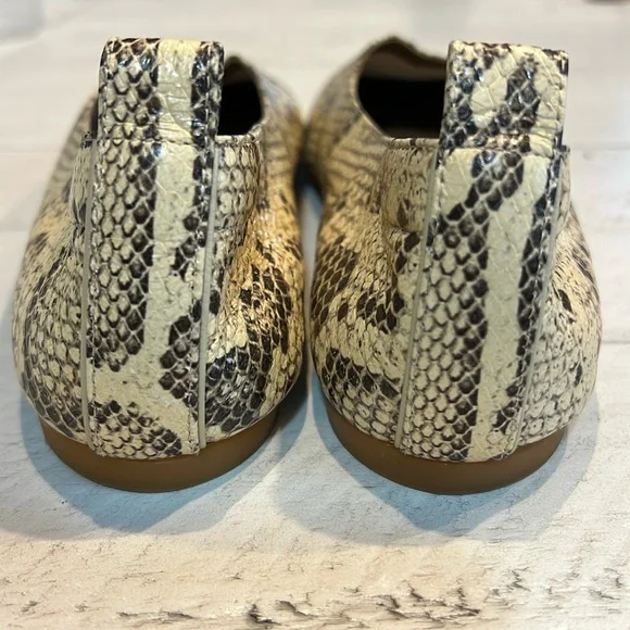 Everlane The Day Glove Snakeskin Patterned Ballet Flats Made in Italy Size 8 - Picture 5 of 10